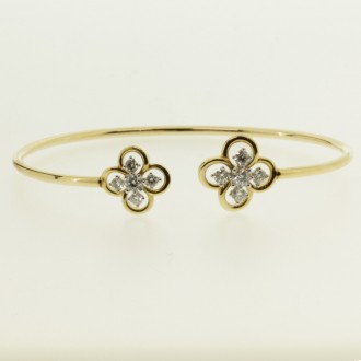 BD0027 Diamond Torq Bangle