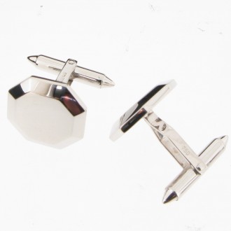 LN0065 18ct white gold Cufflinks