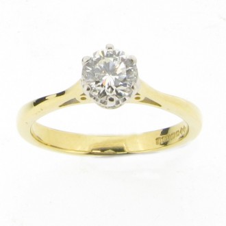 MS3336 18ct Diamond Solitaire Ring