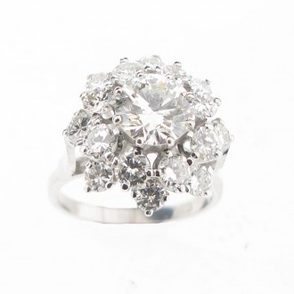 MS4795 Diamond Cluster Ring