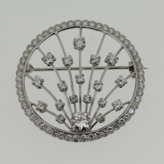 MS6537 Diamond Brooch