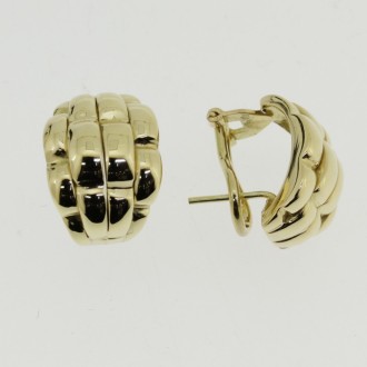 MS6547 Pre owned. 18ct gold Earrings.