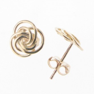 EG0362 9ct Knot Earrings