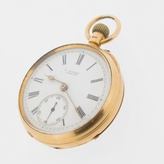 MS4900 18ct gold pocket watch 