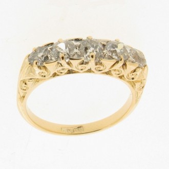 MS5638 18ct Diamond Five Stone Ring