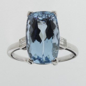 MS6288 Aquamarine Ring